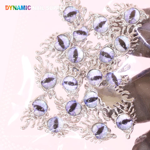 The Purple GreaT EyEs (Eye of SauR0n) charms for nails art design
