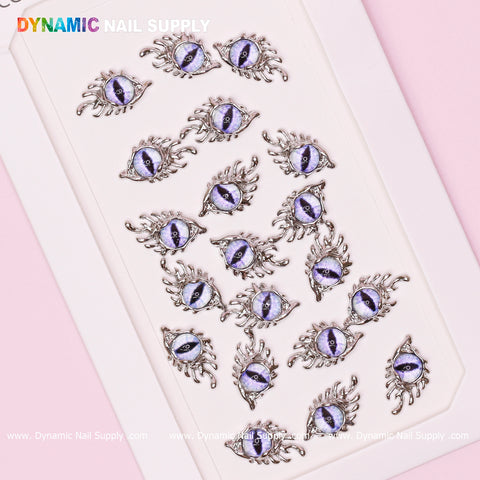 The Purple GreaT EyEs (Eye of SauR0n) charms for nails art design