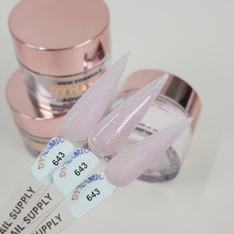 Shimmery Cover Acrylic Powder (#643) - Good Shade for any skin tone