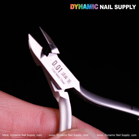 D01 - Jaw 16 - Manicure Stainless Steel Cuticle Nippers with Precision Full Jaw Trimmer Blade
