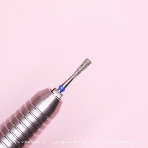 Russian Cylinder-shaped Manicure Drill Bits (Medium) Use for Preps & Cleaning Cuticle & Removing dead skin