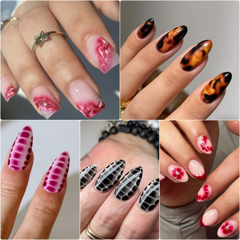 Dynamic Blooming Gel for Marble Spreading Effect or Tortoise Shell or Snake Skin