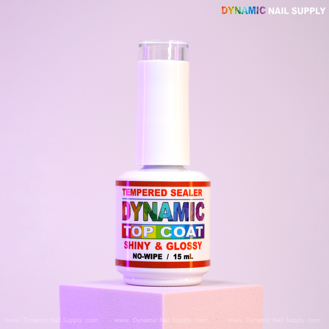 Dynamic Tempered Top Coat (No-wipe) Super Shiny and Glossy with Glass-like layer