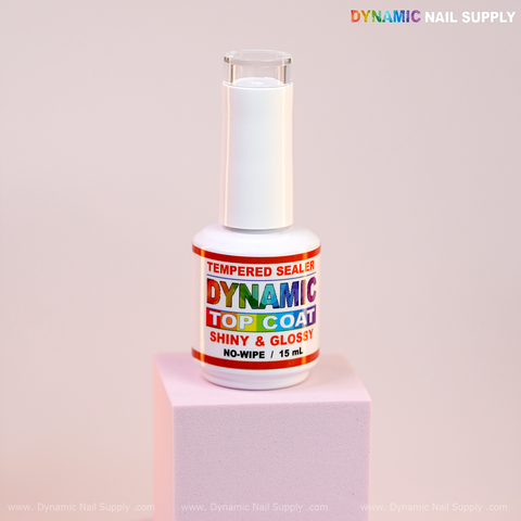 Dynamic Tempered Top Coat (No-wipe) Super Shiny and Glossy with Glass-like layer