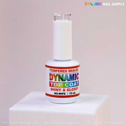 Dynamic Tempered Top Coat (No-wipe) Super Shiny and Glossy with Glass-like layer