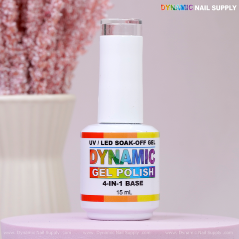 Dynamic 4-in-1 Base Gel - New formula base coat use for multi-purposes