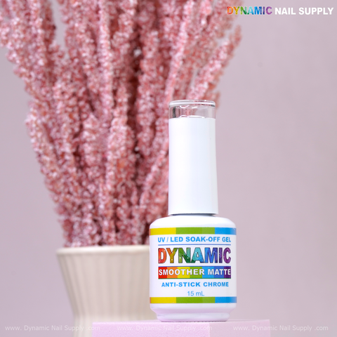 Smoother Matte Top Coat Gel - Anti Stick Chrome Powder (No-wipe & Chrome-Proof)