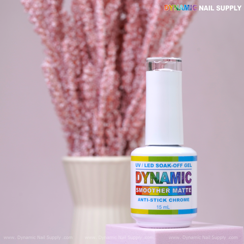 Smoother Matte Top Coat Gel - Anti Stick Chrome Powder (No-wipe & Chrome-Proof)