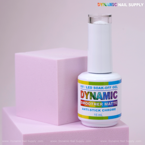 Smoother Matte Top Coat Gel - Anti Stick Chrome Powder (No-wipe & Chrome-Proof)