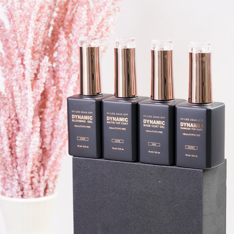 Dynamic No-HEMA Diamond Top Coat (No-wipe) Super Shiny & Glossy