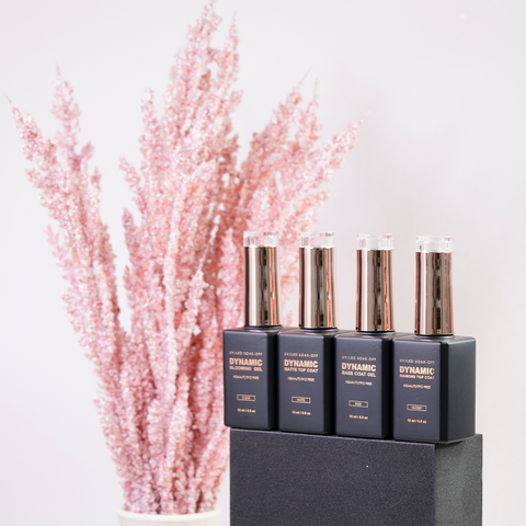Dynamic No-HEMA Matte Top Coat Gel (No-Wipe) - Smooth velvety matte finish