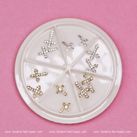 3D Crosses Charms for Nails art design  (style #1)