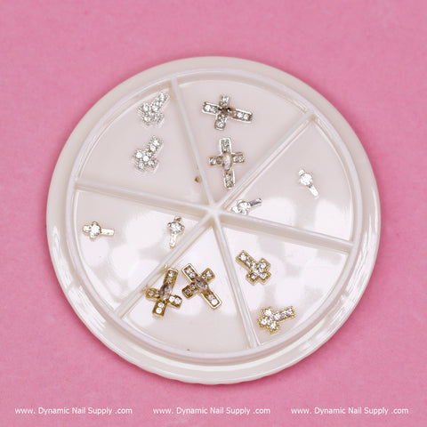 3D Crosses Charms for Nails art design (style #2)