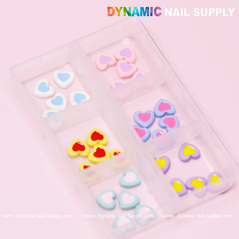 30 pcs Heart shaped candy/cookie/cake charms for nails designer