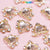 20 pcs Luxury Heart Charm for Valentine Nails Design (Rhinestones Border Edge, Gold)