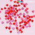 90 pcs Red Resin Heart Shape Charm for Valentine Nails Design