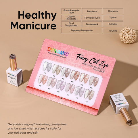 Fancy Cat Eye (Magnet) Gel Polish Collection (HEMA-free) - Reflective Winter Colors Collection