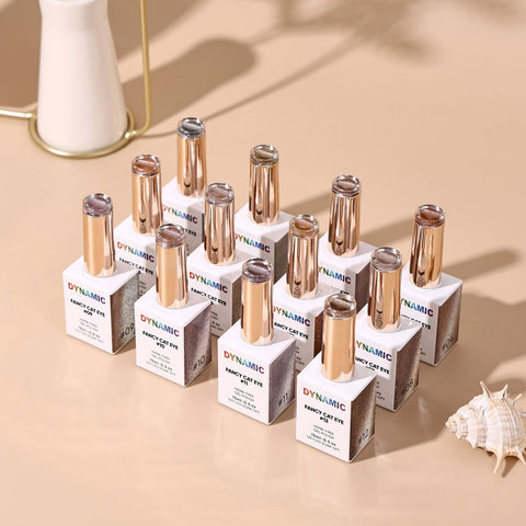 Fancy Cat Eye (Magnet) Gel Polish Collection (HEMA-free) - Reflective Winter Colors Collection