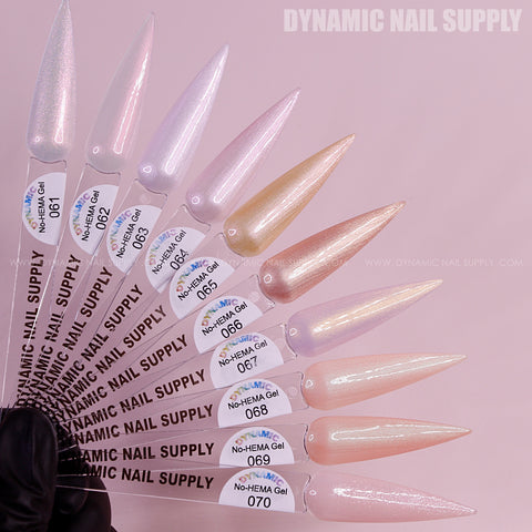 Dynamic No-HEMA Gel Polish - Color 61 to 70