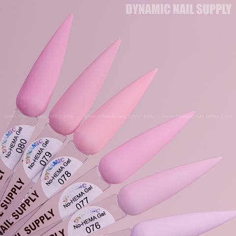 Dynamic No-HEMA Gel Polish - Color 71 to 80