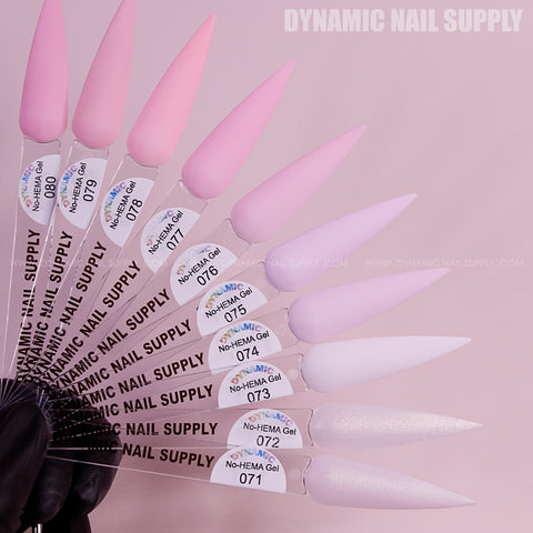 Dynamic No-HEMA Gel Polish - Color 71 to 80