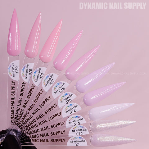 Dynamic No-HEMA Gel Polish - Color 71 to 80