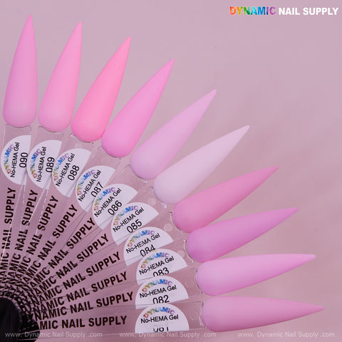 Dynamic No-HEMA Gel Polish - Color 81 to 90