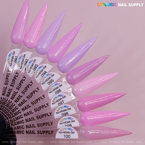 Dynamic No-HEMA Gel Polish - Color 91 to 100
