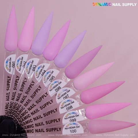 Dynamic No-HEMA Gel Polish - Color 91 to 100