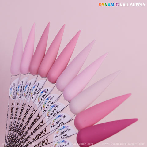 Dynamic No-HEMA Gel Polish - Color 101 to 110