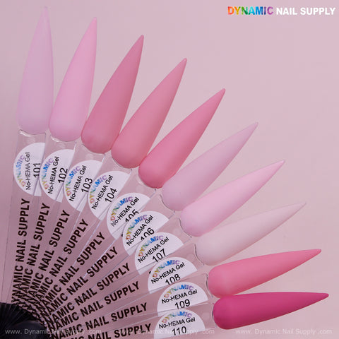 Dynamic No-HEMA Gel Polish - Color 101 to 110