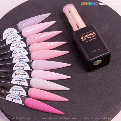 Dynamic No-HEMA Gel Polish - Color 101 to 110
