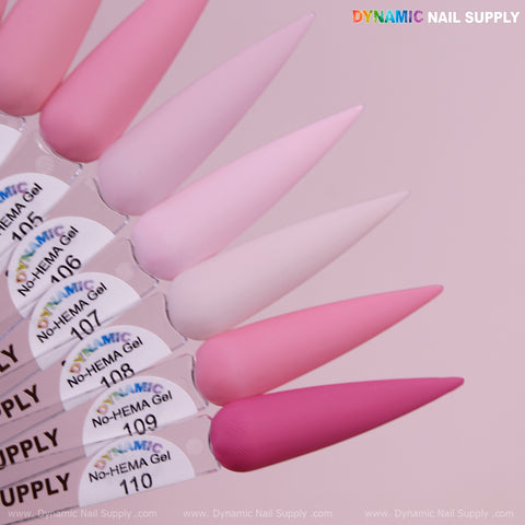 Dynamic No-HEMA Gel Polish - Color 101 to 110