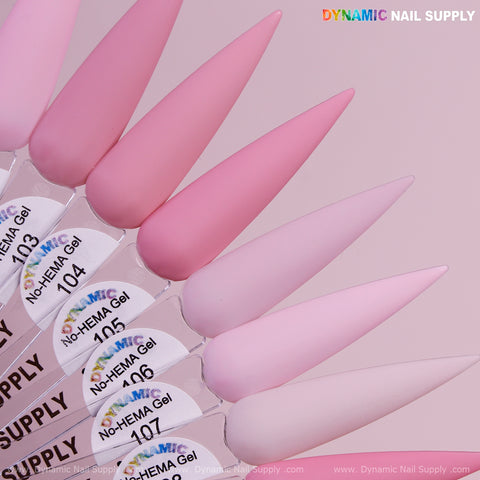 Dynamic No-HEMA Gel Polish - Color 101 to 110