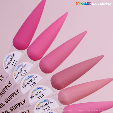 Dynamic No-HEMA Gel Polish - Color 111 to 120