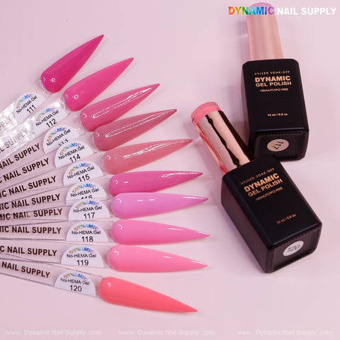 Dynamic No-HEMA Gel Polish - Color 111 to 120