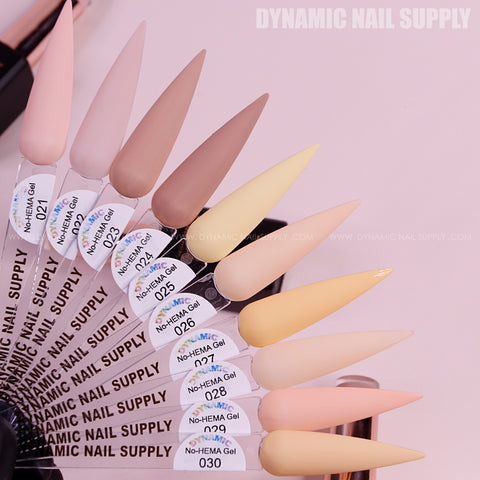 Dynamic No-HEMA Gel Polish - Color 21 to 30