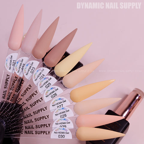 Dynamic No-HEMA Gel Polish - Color 21 to 30