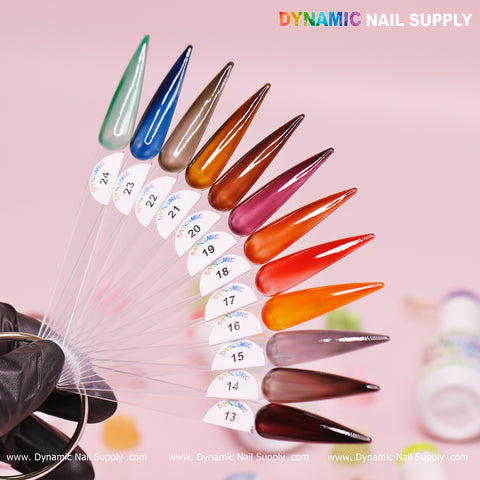 Crystal Gel Polish - Jelly Color Collection  (36 sheer colors)