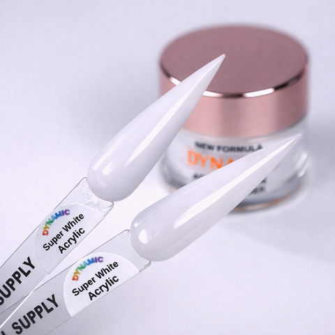 Super White Acrylic Powder - Whiter Than Any White Color Acrylic