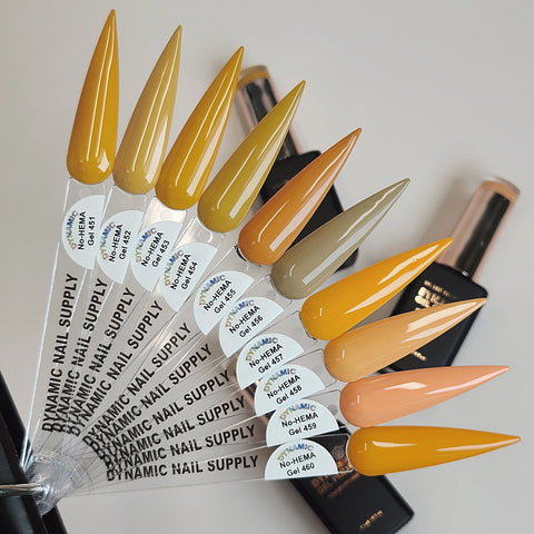 Dynamic No-HEMA Gel Polish - Color 451 to 460 - Fall Vibes Collection
