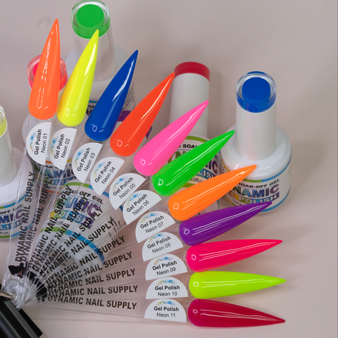 Dynamic Neon Gel Polish collection (Neon colors for Summer)