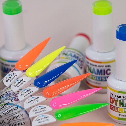 Dynamic Neon Gel Polish collection (Neon colors for Summer)