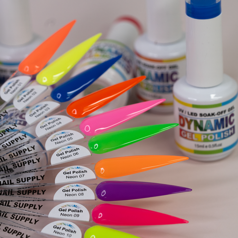 Dynamic Neon Gel Polish collection (Neon colors for Summer)