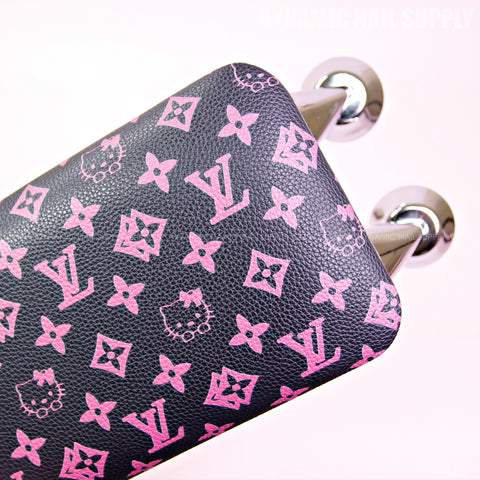 (RM009 - Pink LV/ Kitty Pattern) Handrest for Nails Studio Manicure Services  (Reposabrazos Para Manicura)