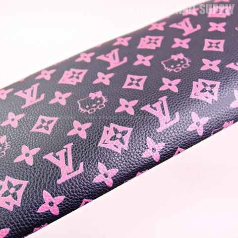 (RM009 - Pink LV/ Kitty Pattern) Handrest for Nails Studio Manicure Services  (Reposabrazos Para Manicura)