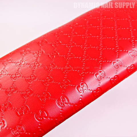 (HL032 - Red GCI Engraved) Armrest for Nail Table Manicure Services  (Reposabrazos Para Manicura)