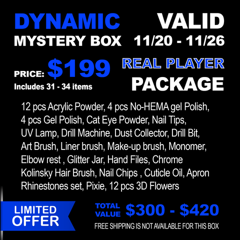 $199 Mystery Box - REAL PLAYER PACKAGE - Limited Edition - Limited Quantities