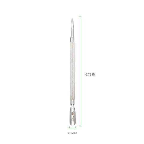 S-506 - NGHIA Professional Cuticle Pusher Spoon Head and Pointed Tips Dual Function Stainless Steel