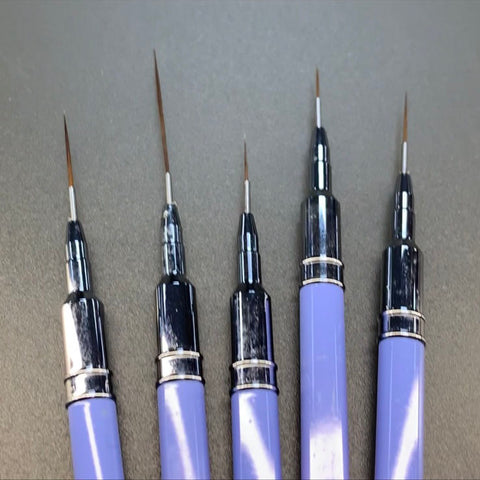 Dynamic® New Liner Brush Set for Fine and Thin lines (with supporting needle)